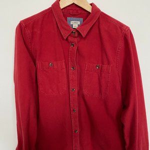 Women's Heritage Chamois Shirt, Red, LP